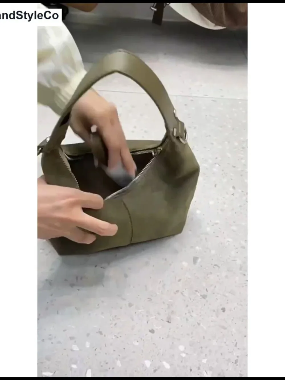 Suede Crescent Bag Women Slouchy Shoulder Tote Handbag Retro Work Purse